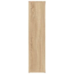 Berkfield Home Book Cabinet Sonoma Oak 50x25x106 cm Engineered Wood in Brown - Size: 50 x 25 x 106 cm - thumbnail 5