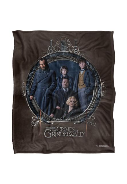 Warner Brothers Fantastic Beasts 2 Officially Licensed Silky Touch Super Soft Throw Blanket 152 x 127 cm in White - image 1