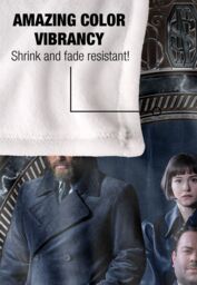 Warner Brothers Fantastic Beasts 2 Officially Licensed Silky Touch Super Soft Throw Blanket 152 x 127 cm in White - thumbnail 4