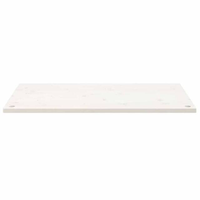 Berkfield Home Beautiful Desk Top White 100x50x2.5 cm Solid Wood Pine - image 1
