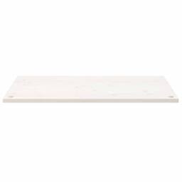 Berkfield Home Beautiful Desk Top White 100x50x2.5 cm Solid Wood Pine