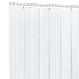 Berkfield Home Door Curtain Transparent 200 mmx1.6 mm 50 m PVC - thumbnail 3