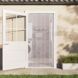 Berkfield Home Door Curtain Transparent 200 mmx1.6 mm 50 m PVC