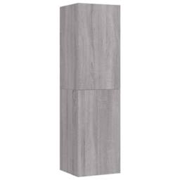 Berkfield Home Classic Wall-mounted TV Cabinet Grey Sonoma 30.5x30x110 cm - thumbnail 3