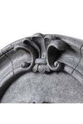 Teamson Home Lion Head Wall-Mounted Garden Fountain LED Lighting, Natural Stone in Grey - thumbnail 7
