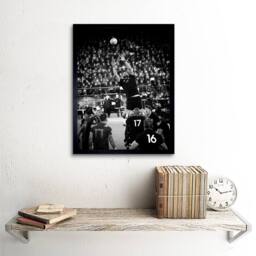 "Artery8 Coleman Rugby Line Out New Zealand Photo 12x16"" Framed Wall Art Print in Black - Size: W12"" x H16""" - thumbnail 2