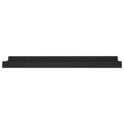 Berkfield Home Picture Frame Ledge Shelves 2 pcs Black 40x9x3 cm MDF - Size: 40 x 9 x 3 cm - thumbnail 4
