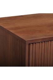 Teamson Home Tremolo Chest of Drawers 4 Drawer Bedroom Dresser in Walnut - thumbnail 9