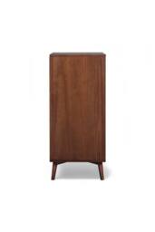 Teamson Home Tremolo Chest of Drawers 4 Drawer Bedroom Dresser in Walnut - thumbnail 7