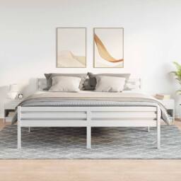 Berkfield Home Durable Bedside Cabinets 2 pcs with Drawer White 39x28x41 cm - Size: 39 x 28 x 41 cm - thumbnail 2