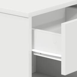 Berkfield Home Durable Bedside Cabinets 2 pcs with Drawer White 39x28x41 cm - Size: 39 x 28 x 41 cm - thumbnail 9