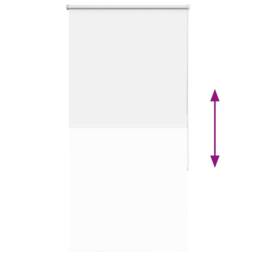 Berkfield Home Roller Blind Blackout White 75x130 cm Fabric Width 70.7 cm Polyester - thumbnail 9