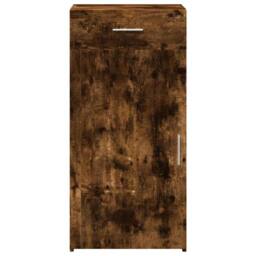 Berkfield Home Sideboard Smoked Oak 45x42.5x93 cm Engineered Wood in Brown - thumbnail 4