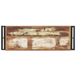 Berkfield Home Console Table 90x30x75 cm Solid Reclaimed Wood in Brown - Size: 90 x 30 x 75 cm - thumbnail 3