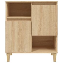 Berkfield Home Sideboard Sonoma Oak 60x35x70 cm Engineered Wood in Brown - Size: 60 x 35 x 70 cm - thumbnail 6