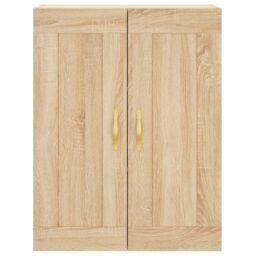 Berkfield Home Wall Mounted Cabinets 2 pcs Sonoma Oak Engineered Wood in Brown - thumbnail 6
