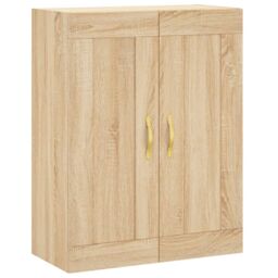 Berkfield Home Wall Mounted Cabinets 2 pcs Sonoma Oak Engineered Wood in Brown - thumbnail 5
