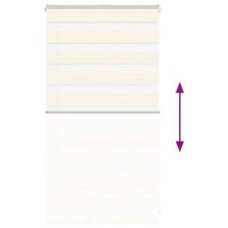 Berkfield Home Zebra Blind Marble Beige 75x100 cm Fabric Width 70.9 cm Polyester - thumbnail 5