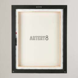 "Artery8 Turquoise Ground Parakeet Levaillant Framed Canvas Wall Art Print in White - Size: W12"" x H16""" - thumbnail 6