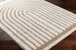 Livabliss Birmingham-Shaggy Black Blue Grey Global Soft Plush Pile Living Rug in Tan - Size: 160 cm x 215 cm - thumbnail 6