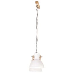 Berkfield Home Industrial Hanging Lamp 25 W White 109 cm E27 - thumbnail 5