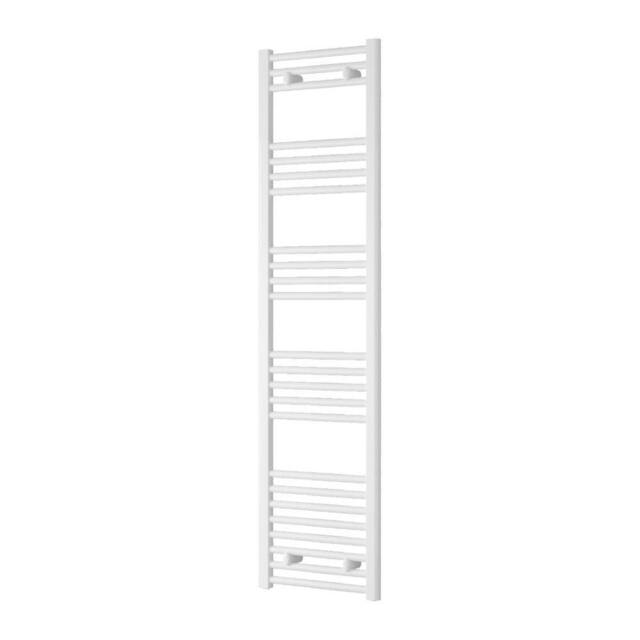 Bathroom Kingdom Capo Electric White Straight Heated Towel Rail 1600x400 - image 1