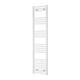 Bathroom Kingdom Capo Electric White Straight Heated Towel Rail 1600x400
