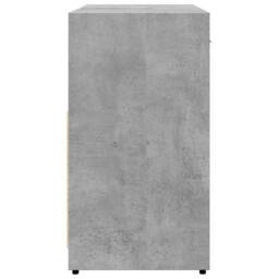 Berkfield Home Bathroom Sink Cabinet Concrete Grey 60x33x60 cm Engineered Wood - Size: 60 x 33 x 60 cm - thumbnail 7