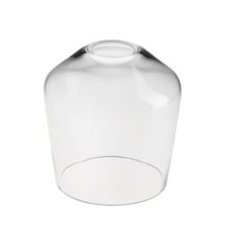Industville Brooklyn Glass Schoolhouse Wall Light - 5.5 Inch - Clear in Black - Size: Medium - thumbnail 3