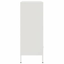 Berkfield Home Highboard White 68x39x101.5 cm Steel - thumbnail 7