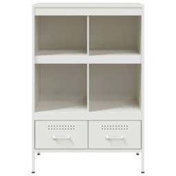 Berkfield Home Highboard White 68x39x101.5 cm Steel - thumbnail 6