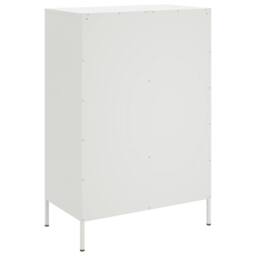 Berkfield Home Highboard White 68x39x101.5 cm Steel - thumbnail 8