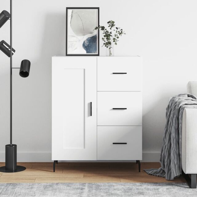 Berkfield Home Sideboard White 69.5x34x90 cm Engineered Wood - image 1