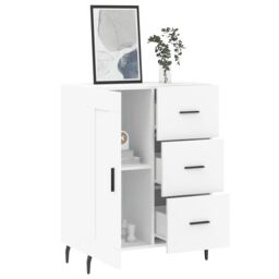 Berkfield Home Sideboard White 69.5x34x90 cm Engineered Wood - thumbnail 4