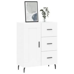 Berkfield Home Sideboard White 69.5x34x90 cm Engineered Wood - thumbnail 3