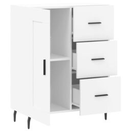 Berkfield Home Sideboard White 69.5x34x90 cm Engineered Wood - thumbnail 6