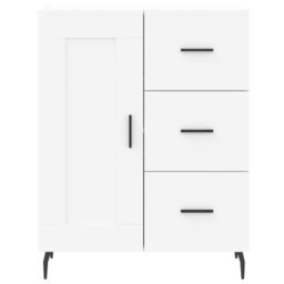 Berkfield Home Sideboard White 69.5x34x90 cm Engineered Wood - thumbnail 5
