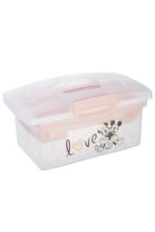 Keeeper Minnie Traveller Organising Storage Box with Lid Nordic Pink - thumbnail 1