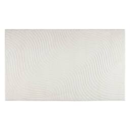 HOME LUXE INTERIOR Loren Cream Area Rug 130 x 210cm - Luxury Soft Living Room Carpet - Size: 133 cm x 210 cm