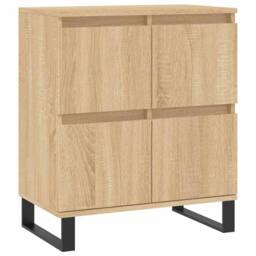Berkfield Home Sideboards 2 pcs Sonoma Oak Engineered Wood in Light Tan - thumbnail 5