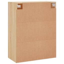 Berkfield Home Wall Mounted Cabinets 2 pcs Sonoma Oak Engineered Wood in Tan - thumbnail 8