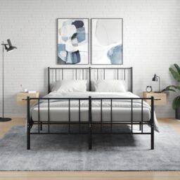 Berkfield Home Wall-mounted Bedside Cabinets 2 pcs Sonoma Oak 35x35x20 cm in Brown - Size: 35 x 35 x 20 cm - thumbnail 1