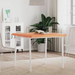 Berkfield Home Table Top 80x80x4 cm Square Solid Wood Beech in Brown - Size: 80 x 80 x 4 cm - thumbnail 1