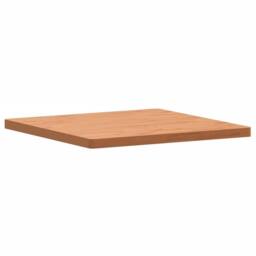 Berkfield Home Table Top 80x80x4 cm Square Solid Wood Beech in Brown - Size: 80 x 80 x 4 cm - thumbnail 4