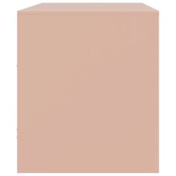 Berkfield Home TV Cabinet Pink 67x39x44 cm Steel - Size: 67 x 39 x 44 cm - thumbnail 8