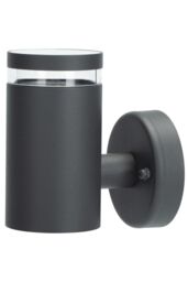 CGC Lighting 'Jennifer' Dark Grey Outdoor Single Spot Cylinder Outdoor GU10 Wall Light - thumbnail 6