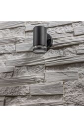 CGC Lighting 'Jennifer' Dark Grey Outdoor Single Spot Cylinder Outdoor GU10 Wall Light - thumbnail 5