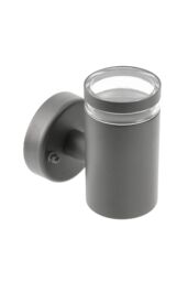 CGC Lighting 'Jennifer' Dark Grey Outdoor Single Spot Cylinder Outdoor GU10 Wall Light - thumbnail 2