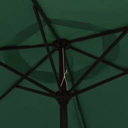 Berkfield Home Parasol Green 200x224 cm Aluminium - thumbnail 5