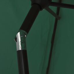Berkfield Home Parasol Green 200x224 cm Aluminium - thumbnail 6